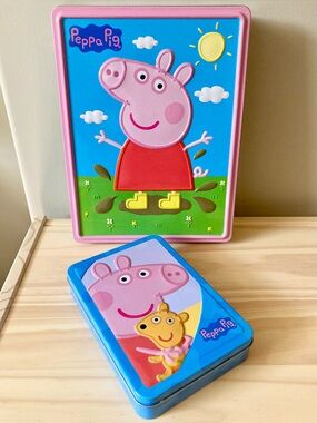 Peppa Pig and Friends Collectible Tins + Stickers